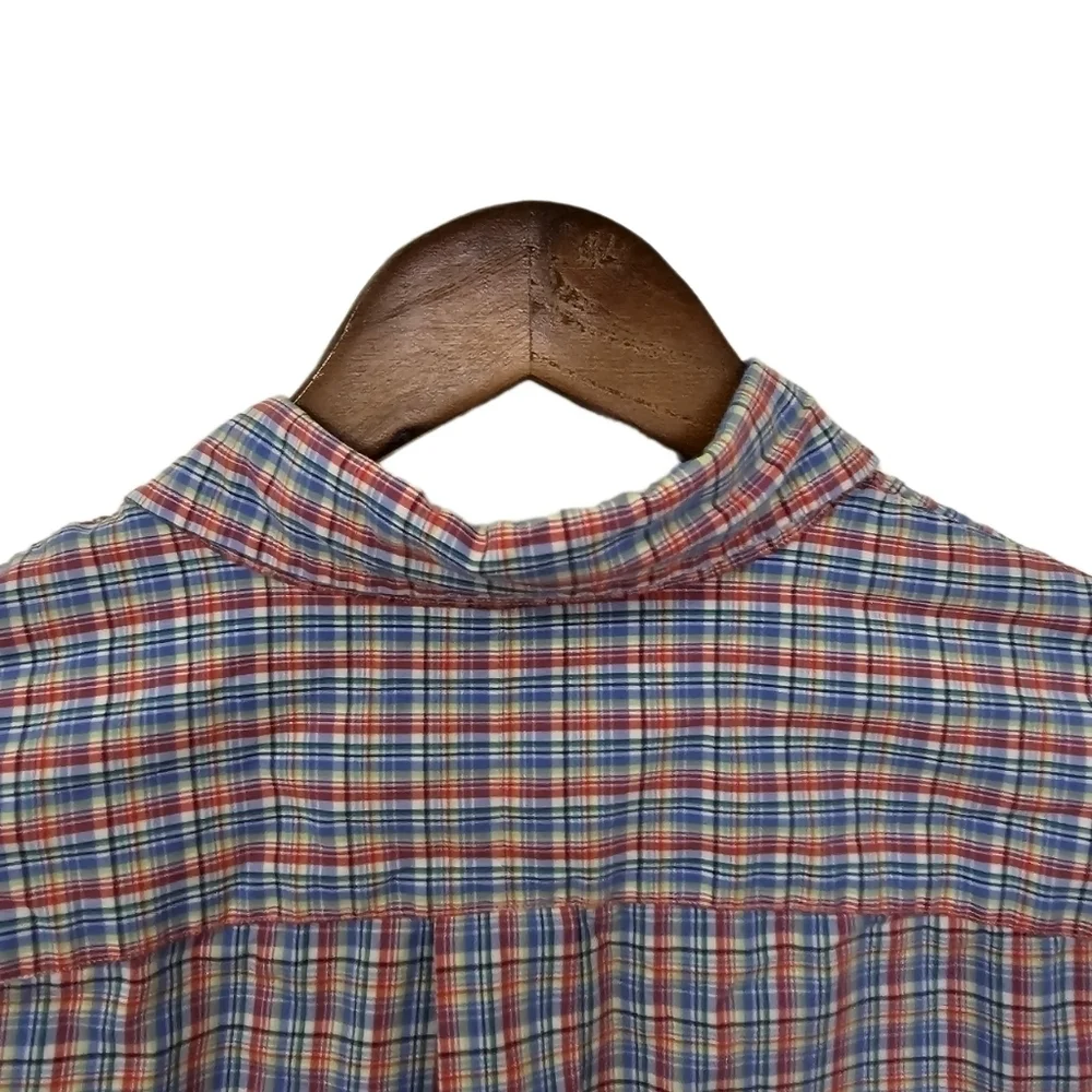 Ralph Lauren plaid multicolor button casual shirt size medium